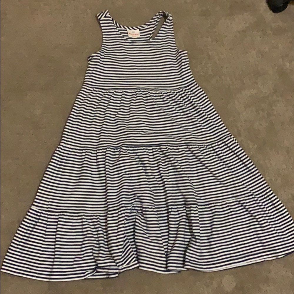 Cute blue and white girls dress